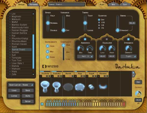 Wizoo Darbuka und Latigo